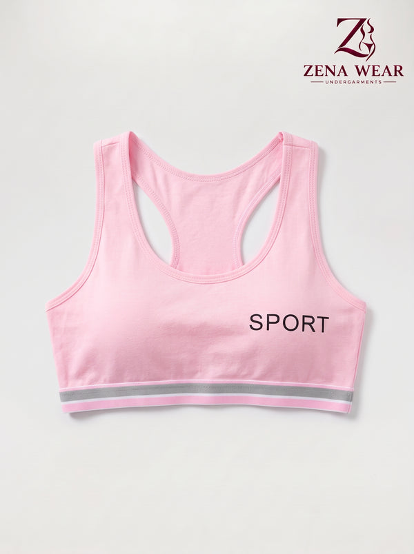SPORT BRA - PURE COTTON